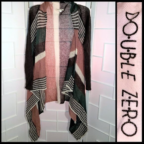 Double Zero Knit Stripe Cardigan - Picture 1 of 8